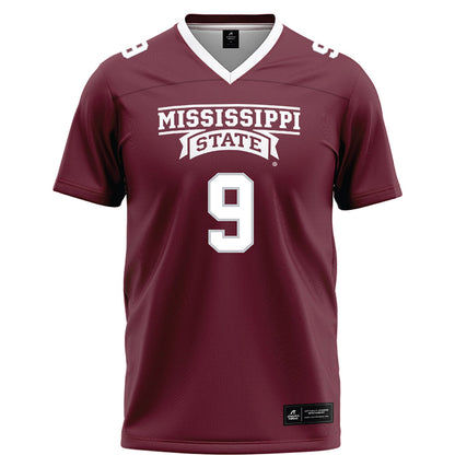 Mississippi State - NCAA Football : Ricky Johnson - Maroon Football Jersey-0
