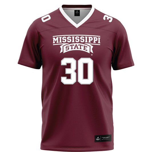 Mississippi State - NCAA Football : Montrell Chapman - Maroon Football Jersey-0