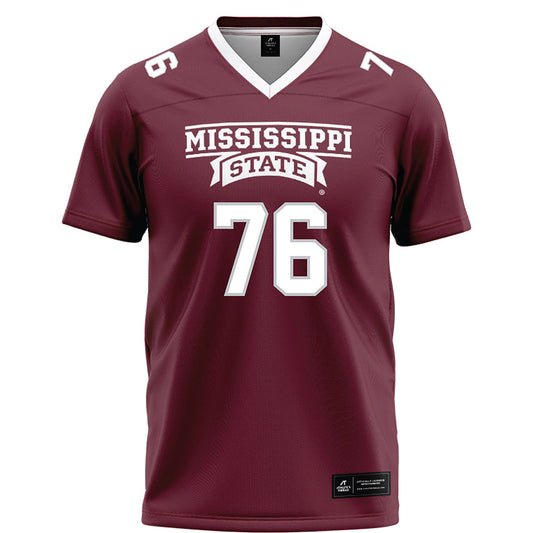 Mississippi State - NCAA Football : Albert Reese - Maroon Football Jersey-0