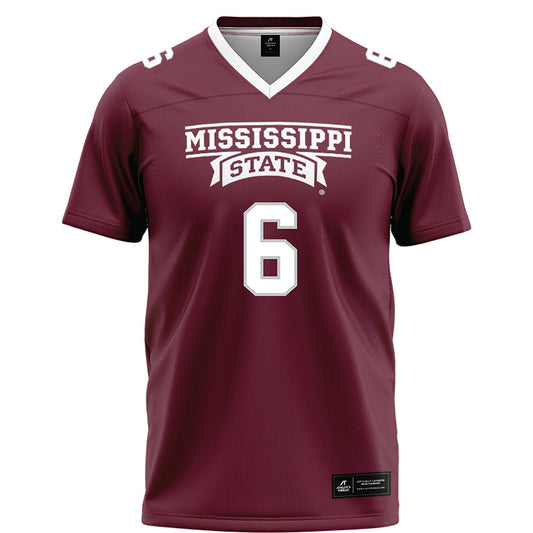 Mississippi State - NCAA Football : Traveon Wright - Maroon Football Jersey