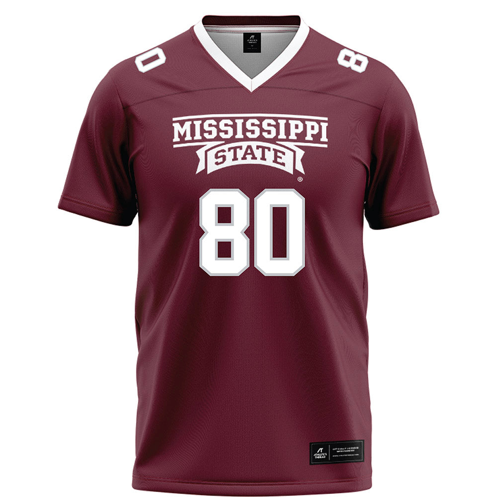 Mississippi State - NCAA Football : Anson Lewis - Maroon Football Jersey-0