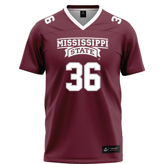 Mississippi State - NCAA Football : Jabryis Stewart - Maroon Football Jersey-0