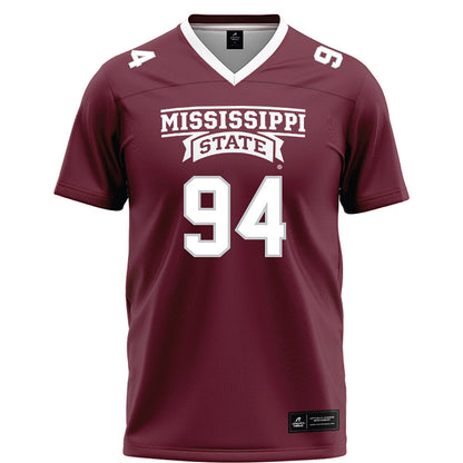 Mississippi State - NCAA Football : Corey Clark - Maroon Football Jersey-0
