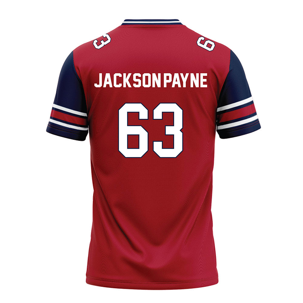 Liberty - NCAA Football : DaJyQuwan Jackson-Payne - Red Football Jersey-1