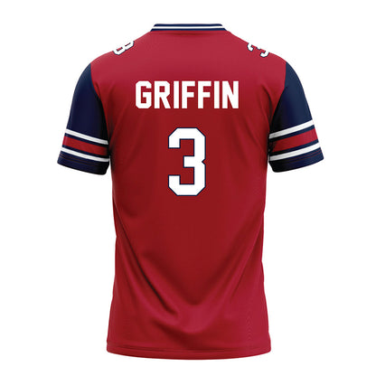 Liberty - NCAA Football : Eldric Griffin - Red Football Jersey-1