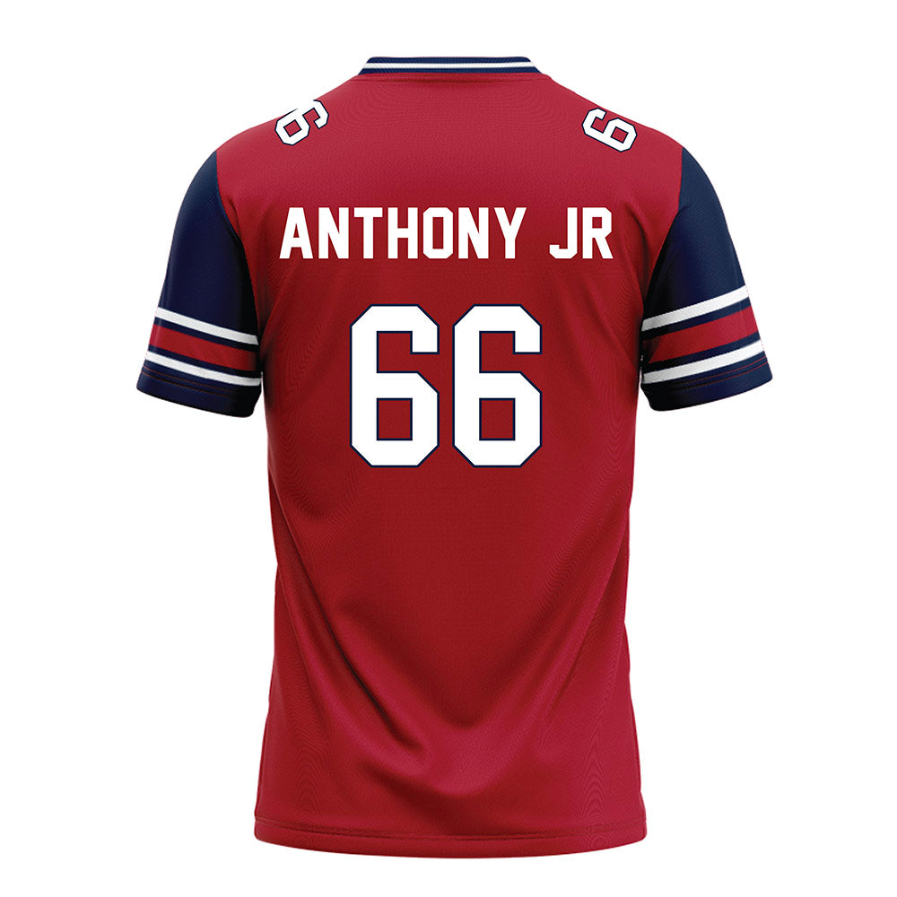 Liberty - NCAA Football : Erwil Anthony Jr - Red Football Jersey-1
