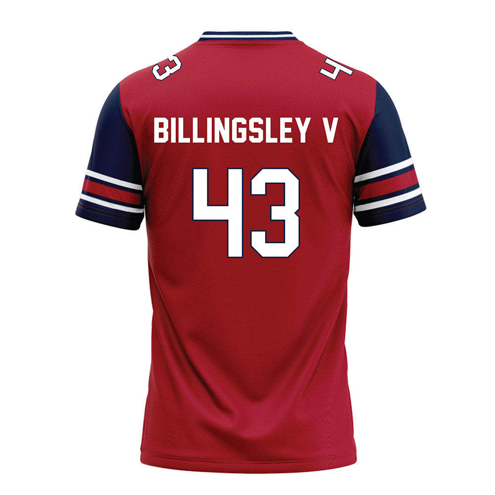 Liberty - NCAA Football : Jay Billingsley V - Red Football Jersey-1