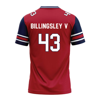 Liberty - NCAA Football : Jay Billingsley V - Red Football Jersey-1