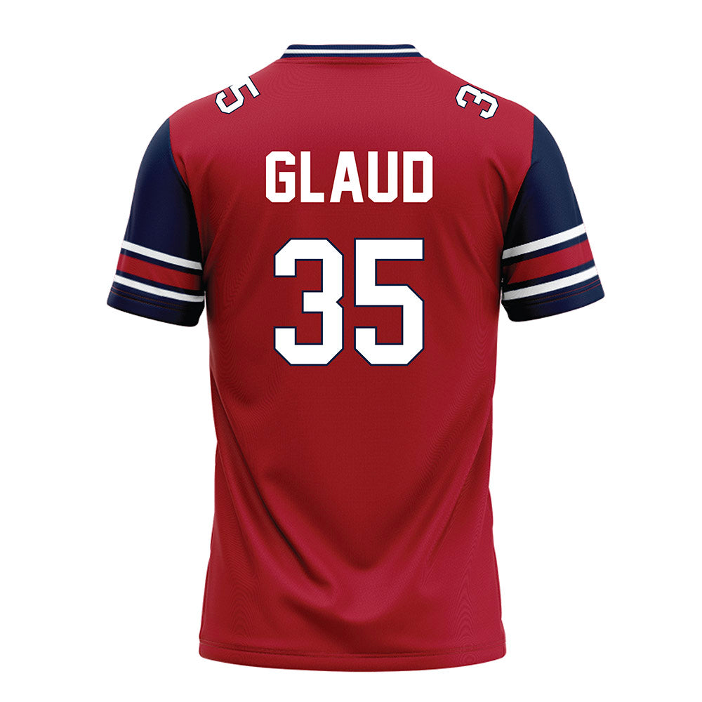 Liberty - NCAA Football : Dillano Glaud - Red Football Jersey