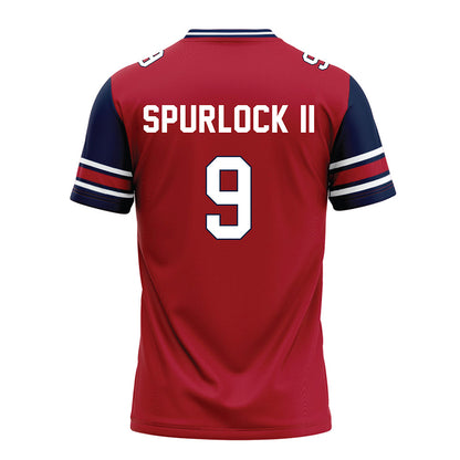 Liberty - NCAA Football : Deuce Spurlock II - Red Football Jersey-1