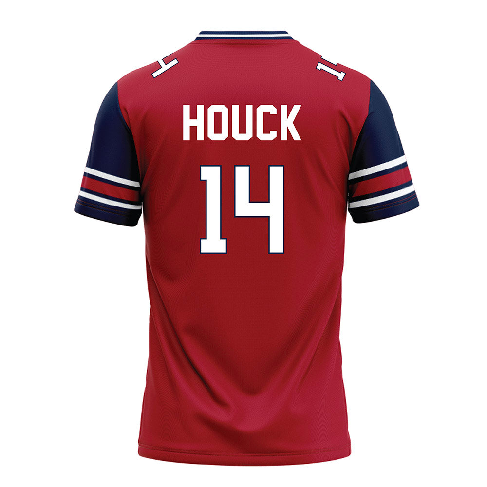 Liberty - NCAA Football : Ethan Houck - Red Football Jersey-1