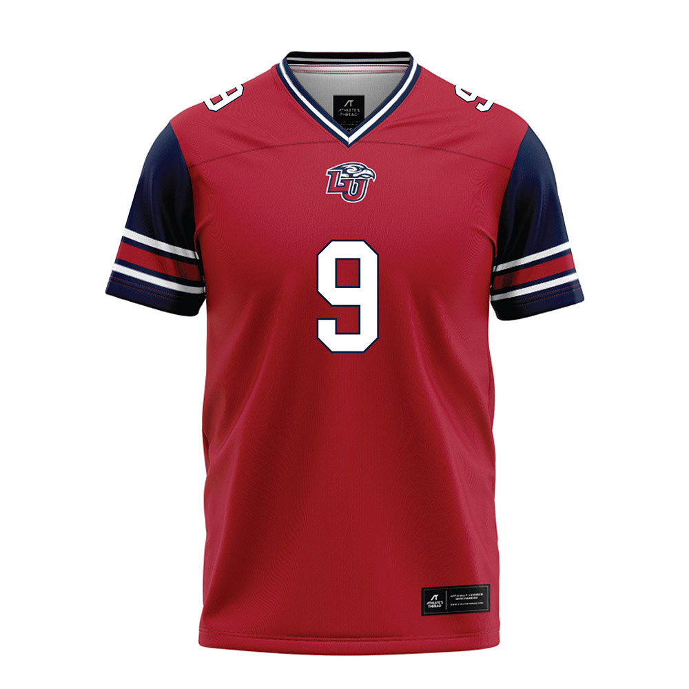 Liberty - NCAA Football : Deuce Spurlock II - Red Football Jersey-0