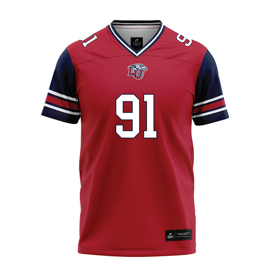 Liberty - NCAA Football : Marius Landsfeld - Red Football Jersey-0