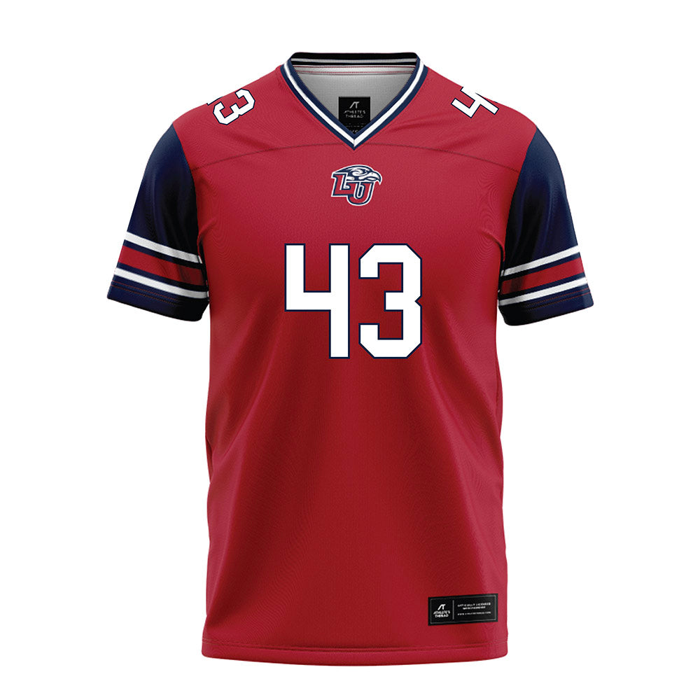 Liberty - NCAA Football : Jay Billingsley V - Red Football Jersey-0