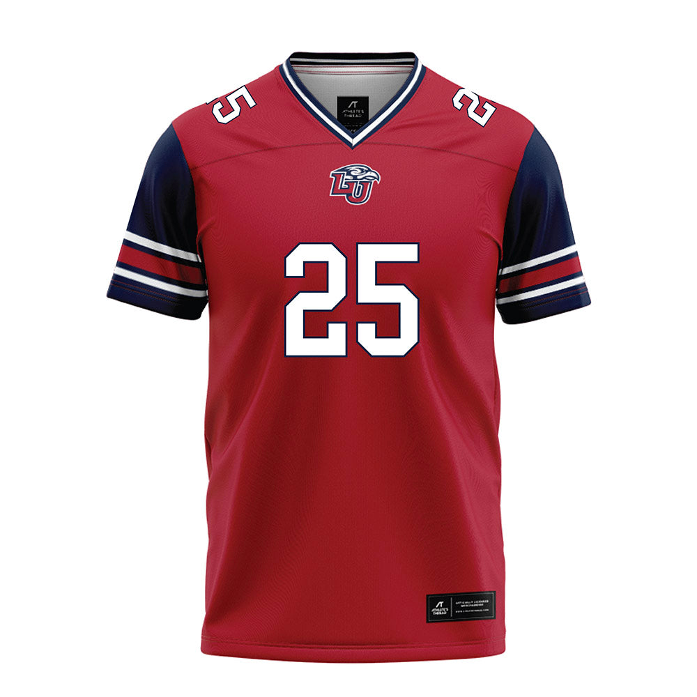 Liberty - NCAA Football : Malachi Fannin-Render - Red Football Jersey-0