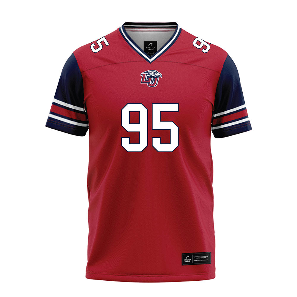 Liberty - NCAA Football : Jeffrey Hairston Jr. - Red Football Jersey-0