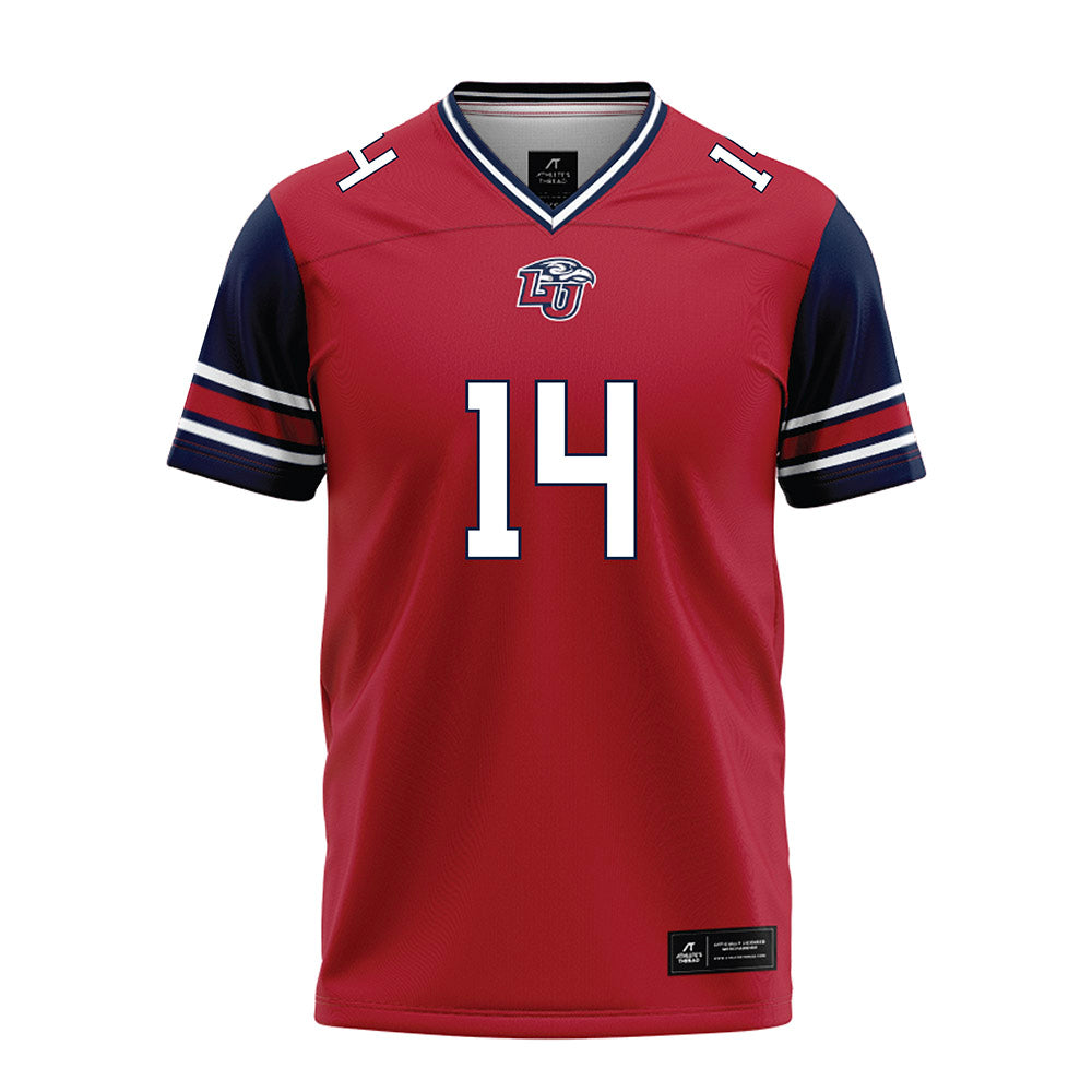 Liberty - NCAA Football : Ethan Houck - Red Football Jersey-0