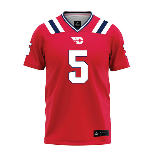 Dayton - NCAA Football : Ethan Thulin - Red Football Jersey-0