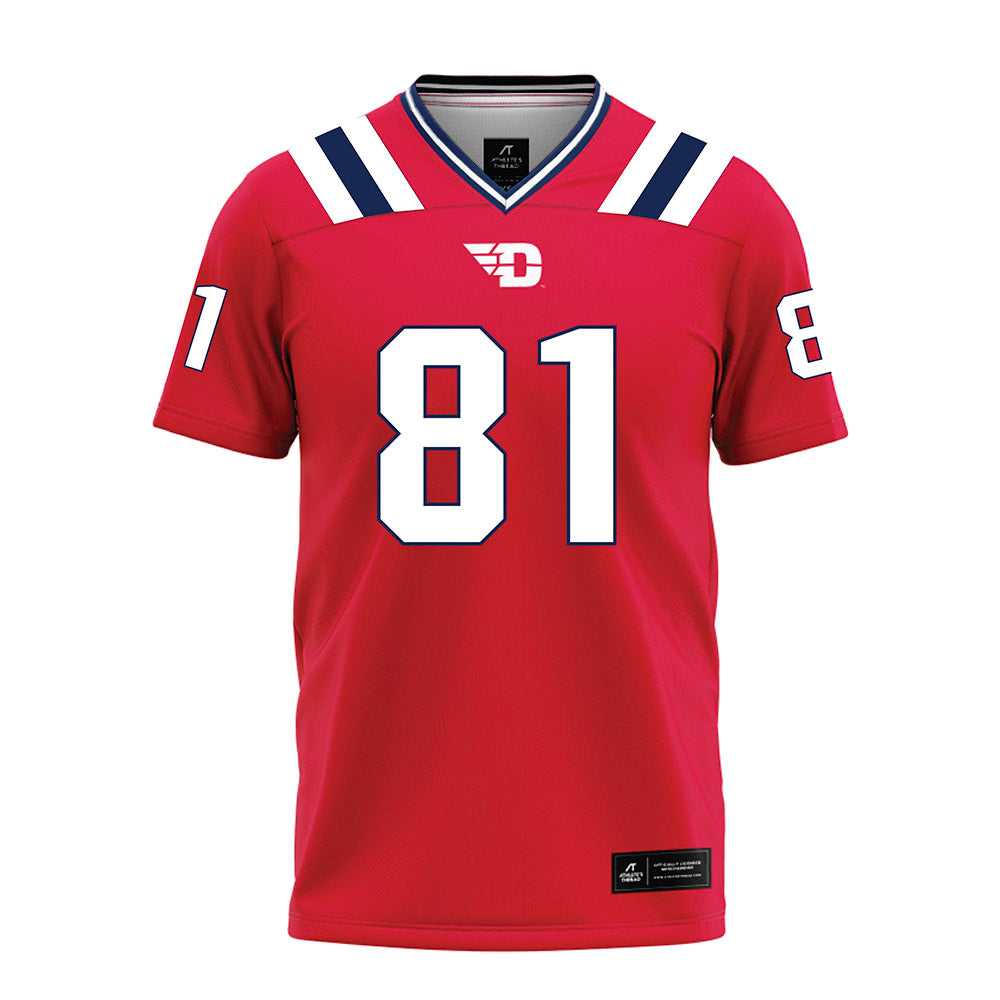 Dayton - NCAA Football : Harrison Forestal - Red Football Jersey-0