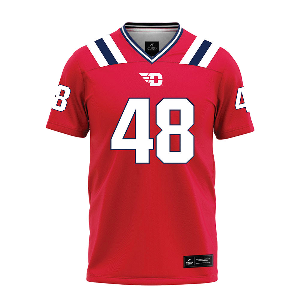 Dayton - NCAA Football : Tommy Thakady - Red Football Jersey-0