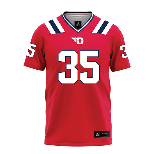 Dayton - NCAA Football : Noah Spencer - Red Football Jersey-0