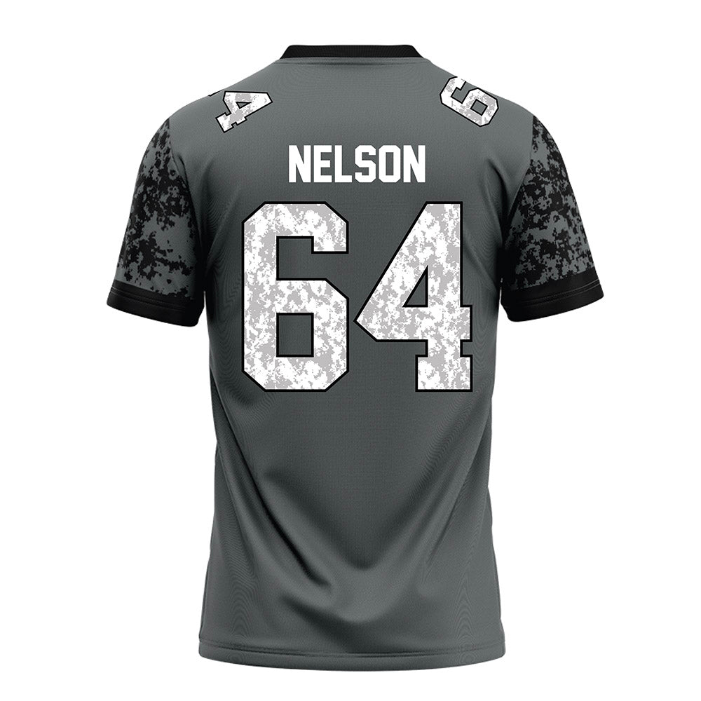 Towson - NCAA Football : Joden Nelson - Grey Football Jersey-1