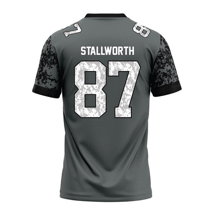 Towson - NCAA Football : Jordan Stallworth - Grey Football Jersey-1