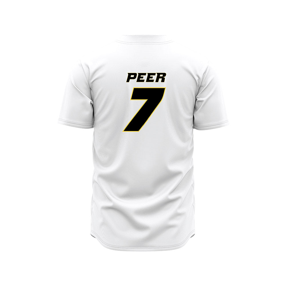 Missouri - NCAA Baseball : Kaden Peer - White Jersey-1