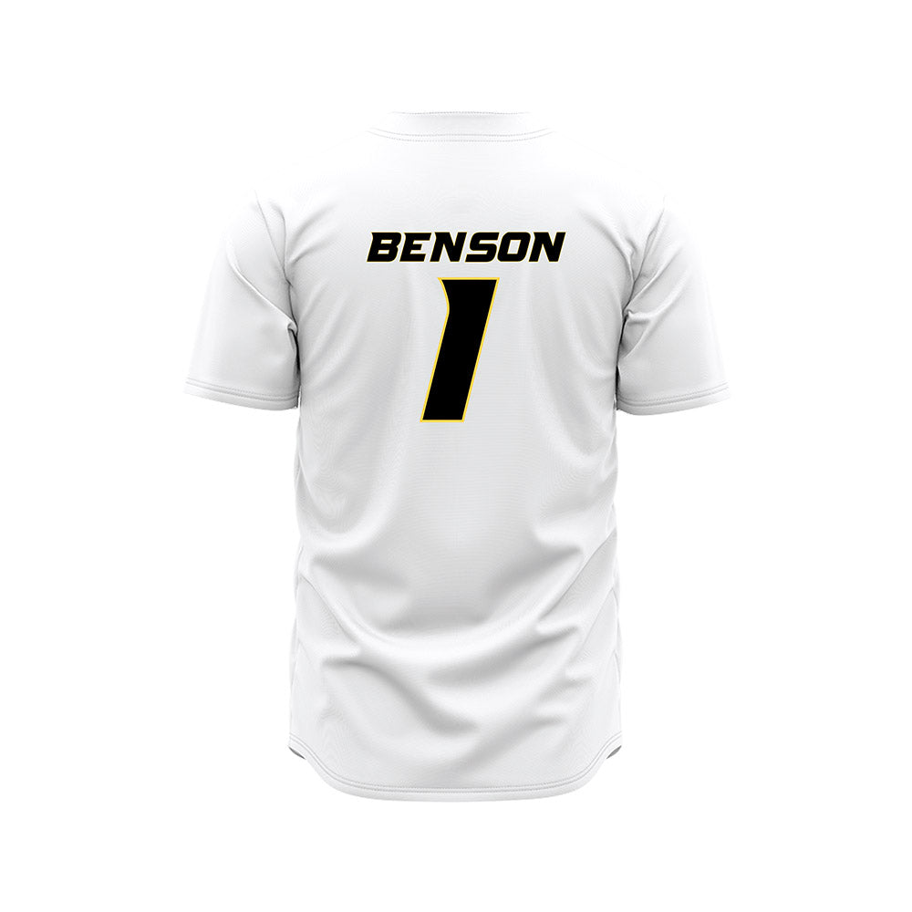 Missouri - NCAA Baseball : Cameron Benson - White Jersey-1