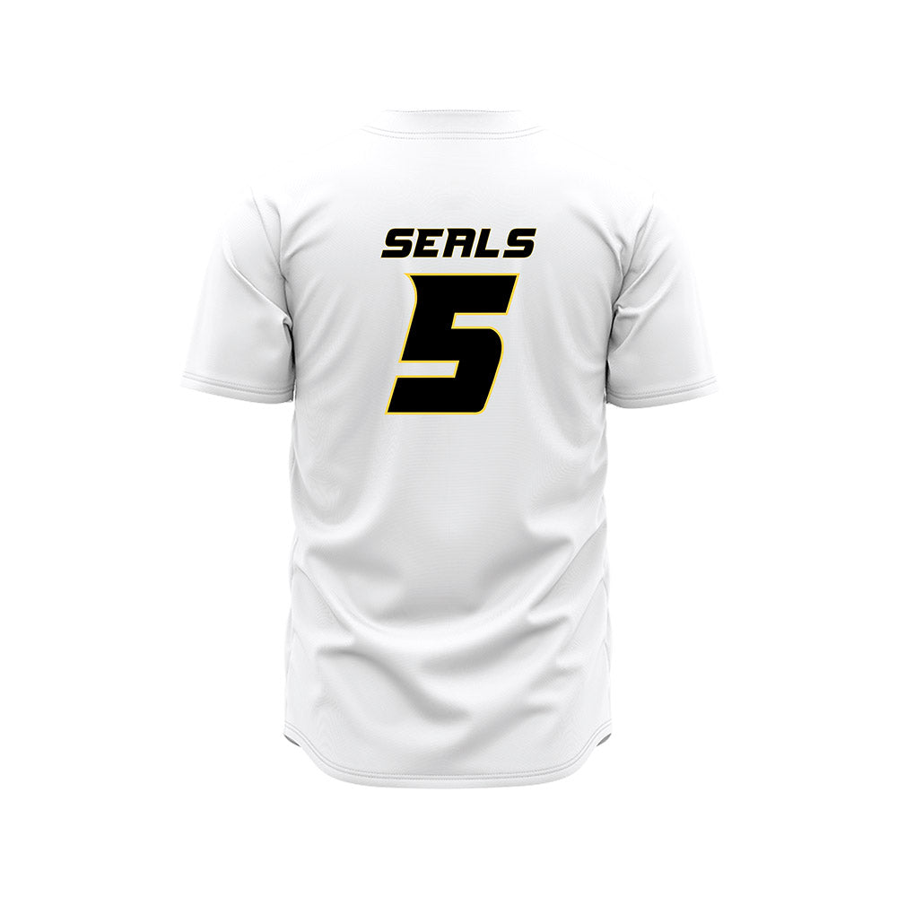 Missouri - NCAA Baseball : Pierre Seals - White Jersey-1
