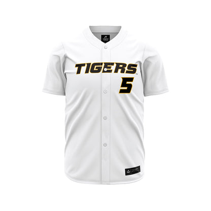 Missouri - NCAA Baseball : Brock Daniels - White Jersey