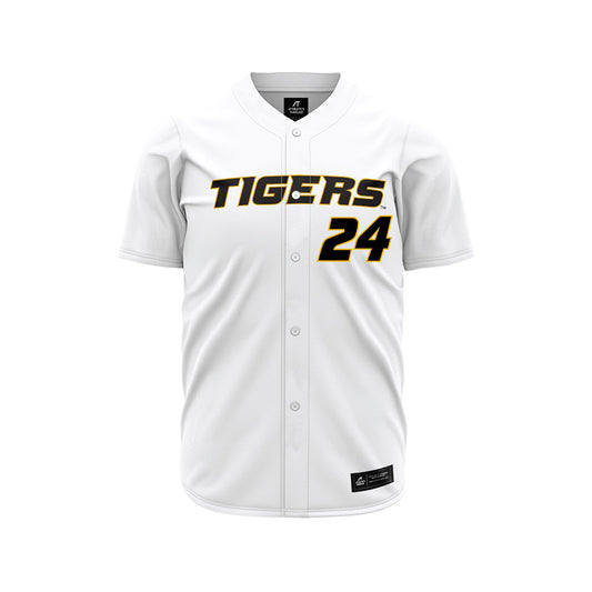 Missouri - NCAA Baseball : Keyler Gonzalez - White Jersey-0