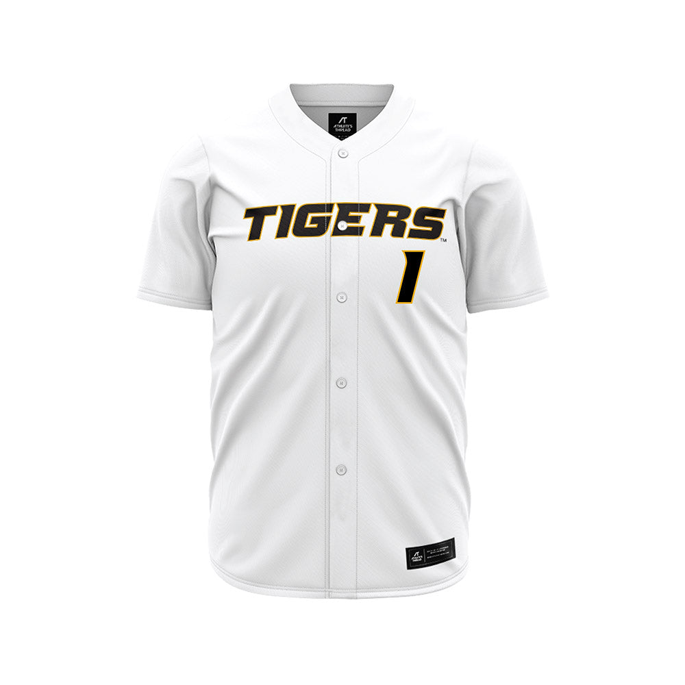 Missouri - NCAA Baseball : Cameron Benson - White Jersey-0