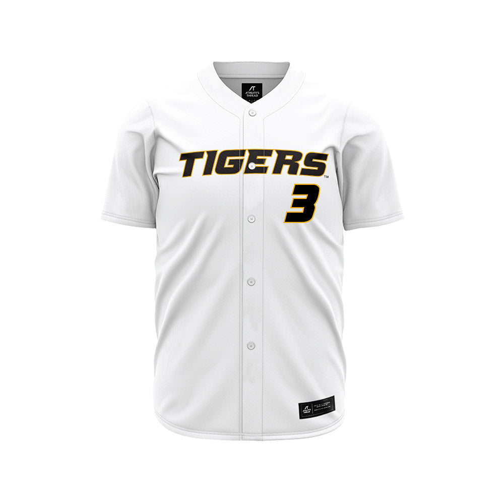 Missouri - NCAA Baseball : Danny Corona - White Jersey