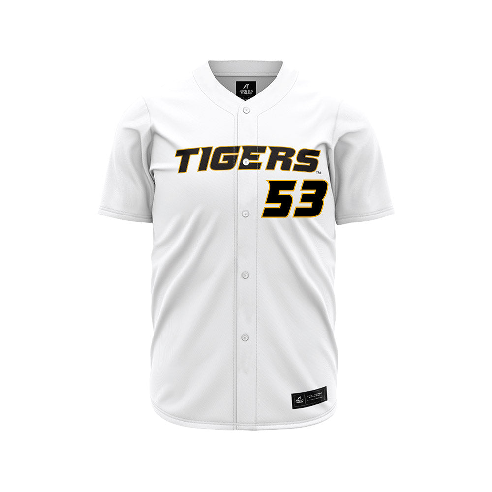 Missouri - NCAA Baseball : Seth McCartney - White Jersey