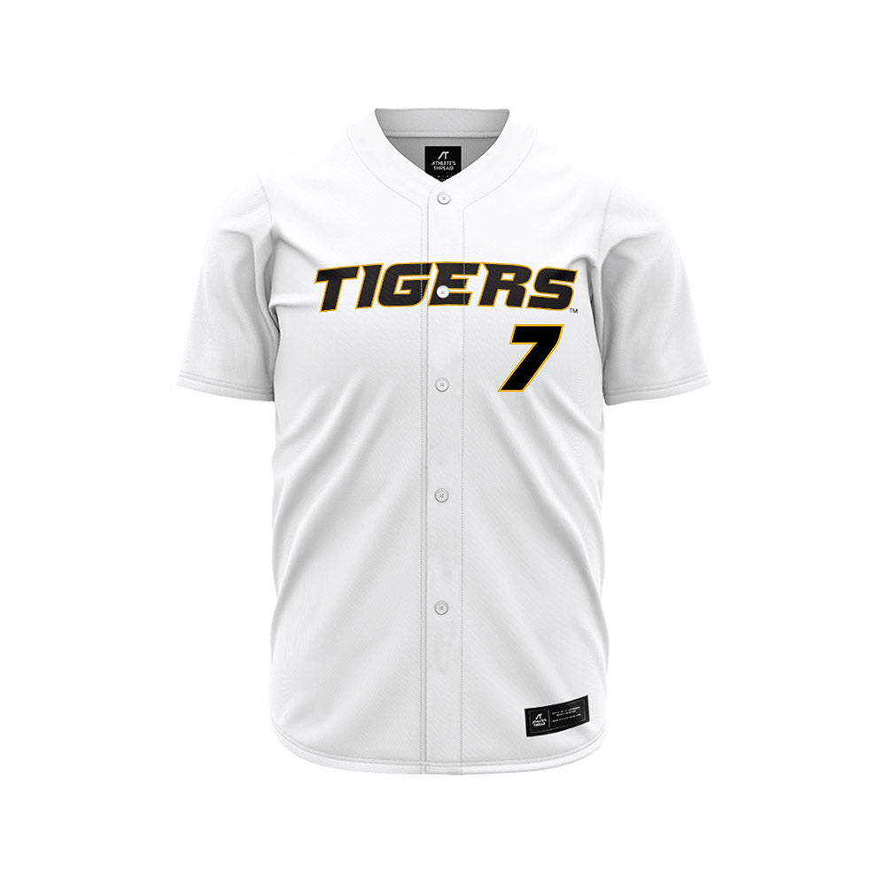Missouri - NCAA Baseball : Kaden Peer - White Jersey-0