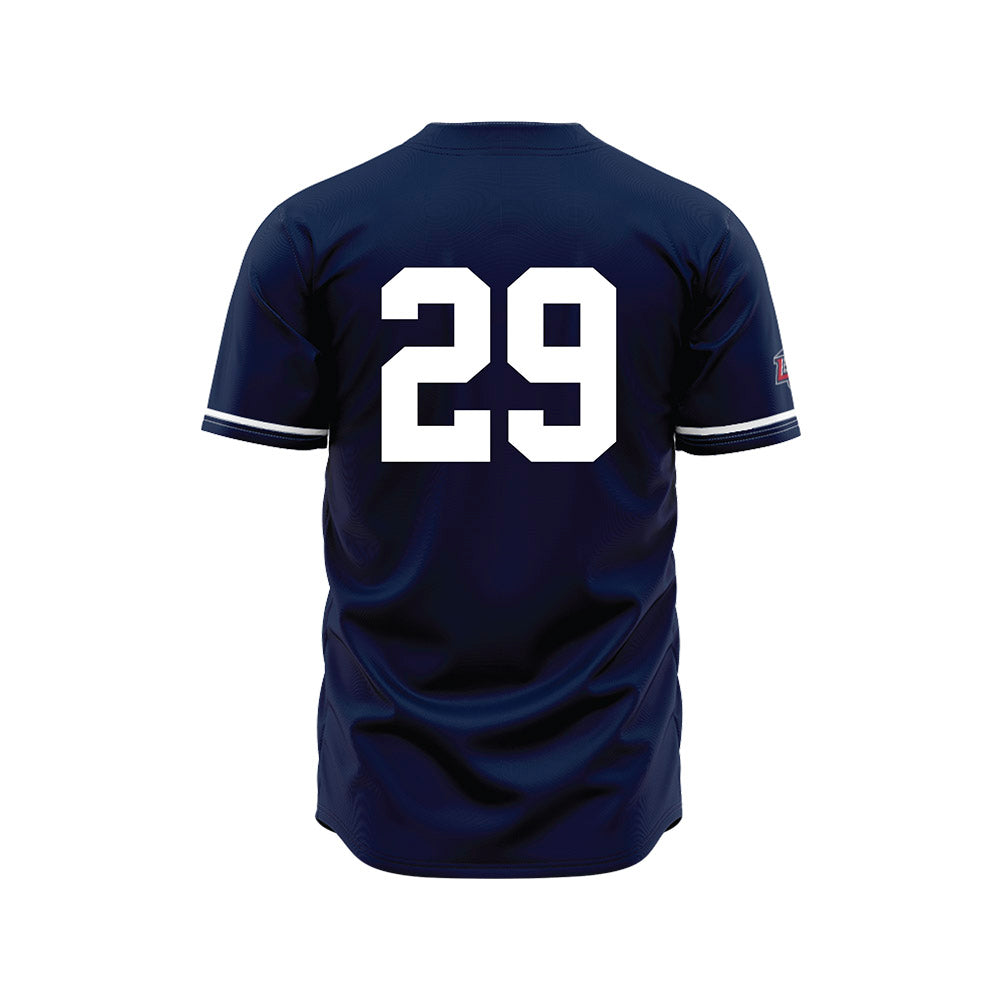 Liberty - NCAA Baseball : Charlie Brinkman - Navy Jersey-1