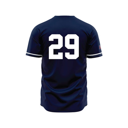 Liberty - NCAA Baseball : Charlie Brinkman - Navy Jersey-1