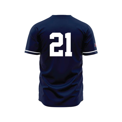 Liberty - NCAA Baseball : Jake Potts - Navy Jersey-1