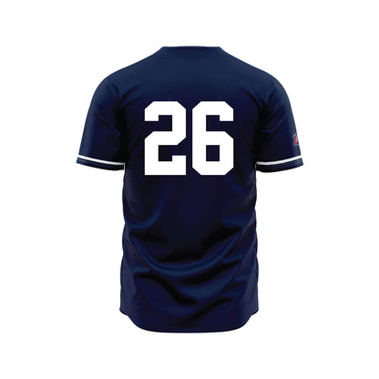Liberty - NCAA Baseball : Tucker Moore - Navy Jersey-1