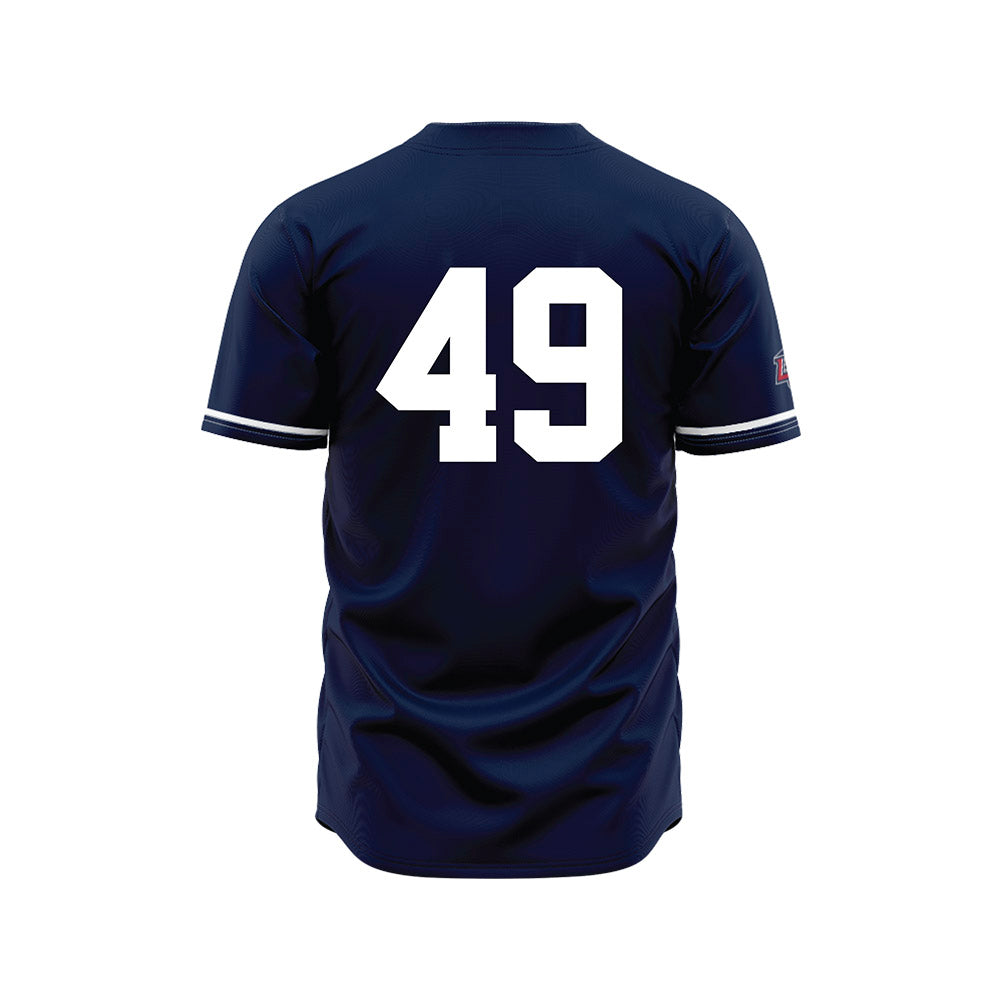 Liberty - NCAA Baseball : Easton Swofford - Navy Jersey-1