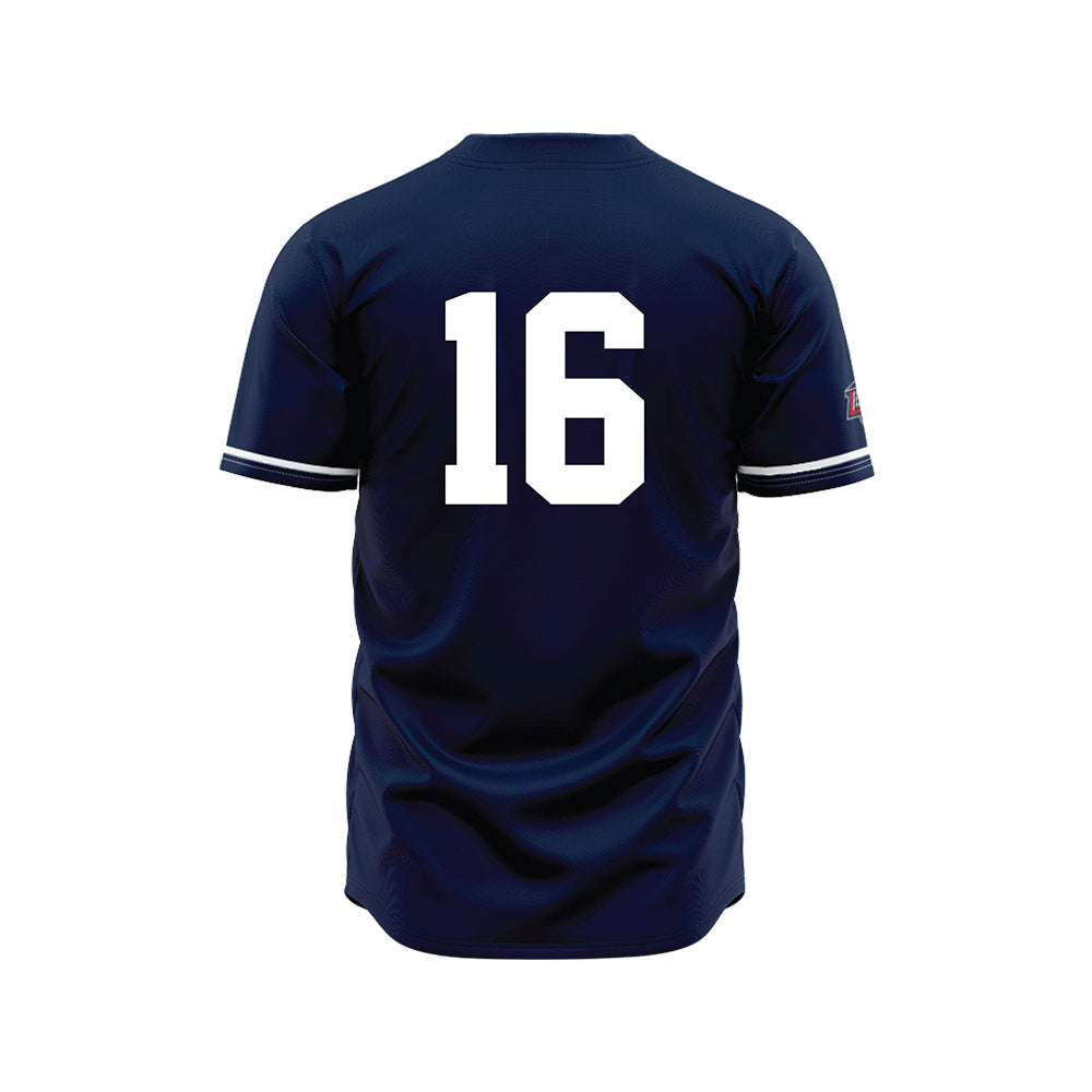 Liberty - NCAA Baseball : Ben Blair - Navy Jersey-1