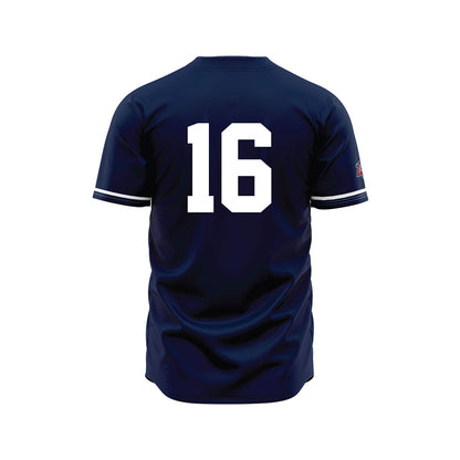 Liberty - NCAA Baseball : Ben Blair - Navy Jersey-1