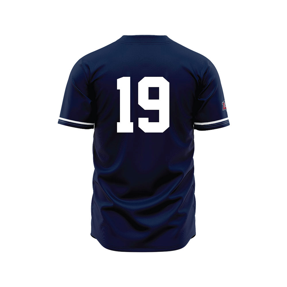 Liberty - NCAA Baseball : Jack Frankel - Navy Jersey-1