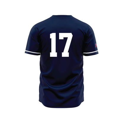 Liberty - NCAA Baseball : Nick Barone - Navy Jersey-1