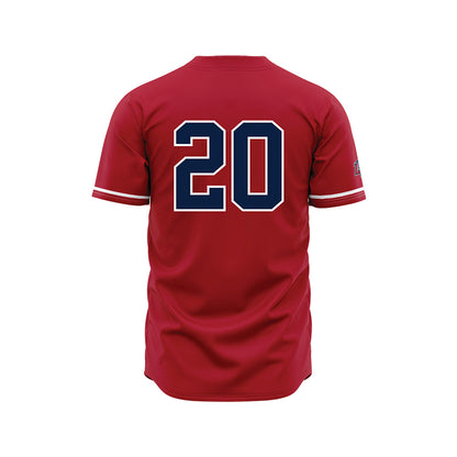 Liberty - NCAA Baseball : Seth Christmas - Red Jersey