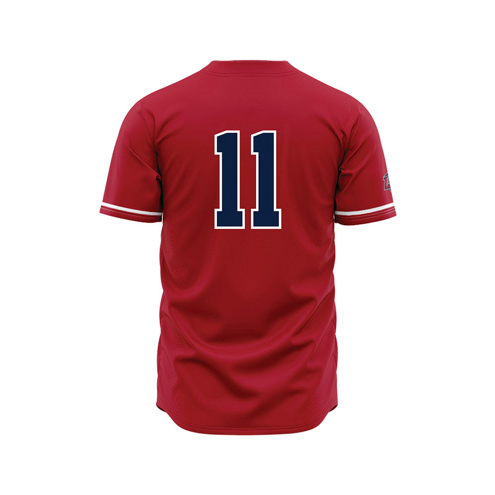 Liberty - NCAA Baseball : Xavier McCoury - Red Jersey-1