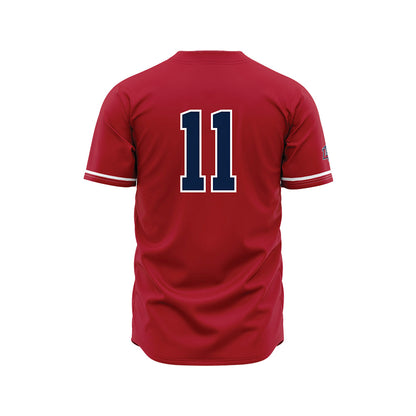 Liberty - NCAA Baseball : Xavier McCoury - Red Jersey-1