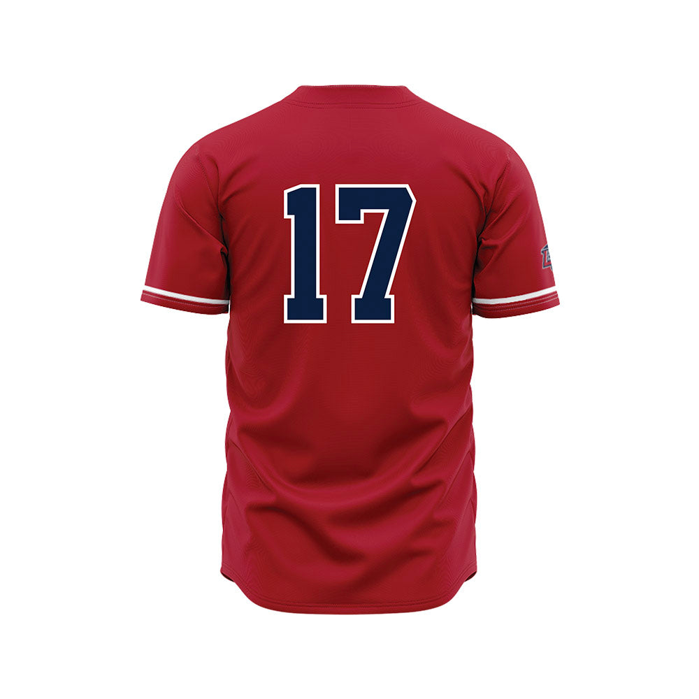 Liberty - NCAA Baseball : Nick Barone - Red Jersey-1