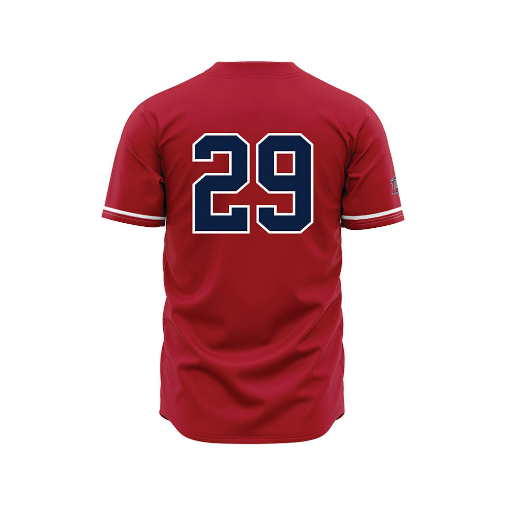 Liberty - NCAA Baseball : Charlie Brinkman - Red Jersey-1
